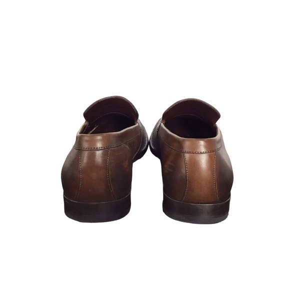 Johnston & Murphy Brown Sheepskin Leather Loafers Made In Brazil main image 8